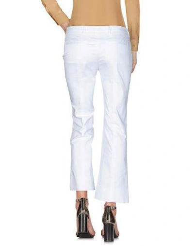 Shop Prada Casual Pants In White