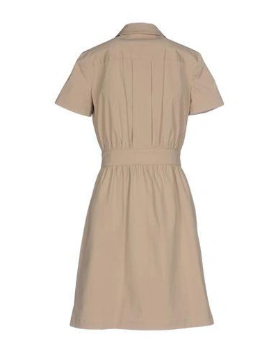 Shop Michael Kors Knee-length Dress In Beige