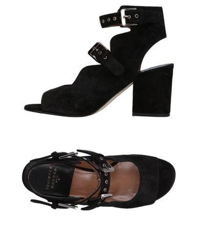 Shop Laurence Dacade Sandals In Black
