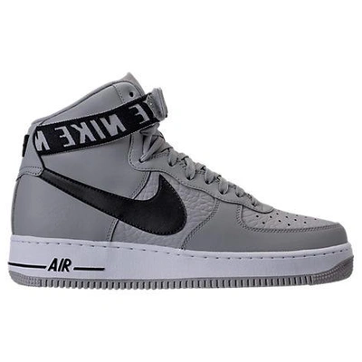Shop Nike Men's Nba Air Force 1 High 07 Casual Shoes, Grey