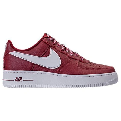 Shop Nike Men's Nba Air Force 1 '07 Lv8 Casual Shoes, Red
