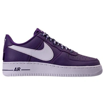 Shop Nike Men's Nba Air Force 1 '07 Lv8 Casual Shoes, Purple