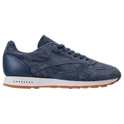 Shop Reebok Men's Classic Leather Sg Casual Shoes, Blue