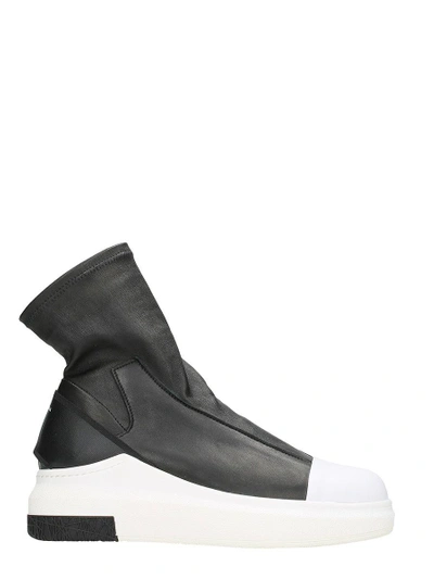 Shop Cinzia Araia Slip On Run Mid Sneakers In Black