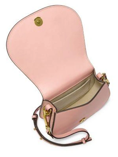 Shop Chloé Small Nile Leather Bracelet Bag In Pink