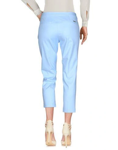 Shop Michael Michael Kors Casual Pants In Sky Blue