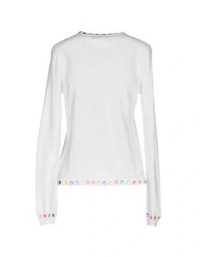 Shop Love Moschino Cardigans In White