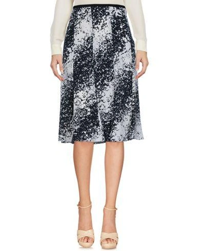 Shop Diane Von Furstenberg Knee Length Skirt In Black
