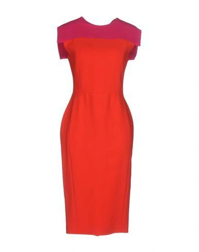 Shop Antonio Berardi Knee-length Dress In Red