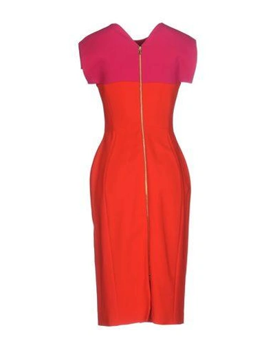 Shop Antonio Berardi Knee-length Dress In Red