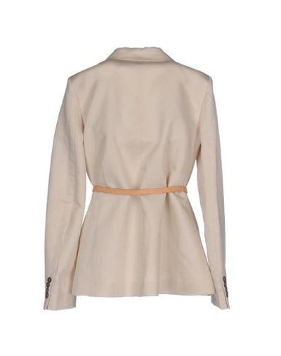 Shop Jil Sander Blazer In Beige