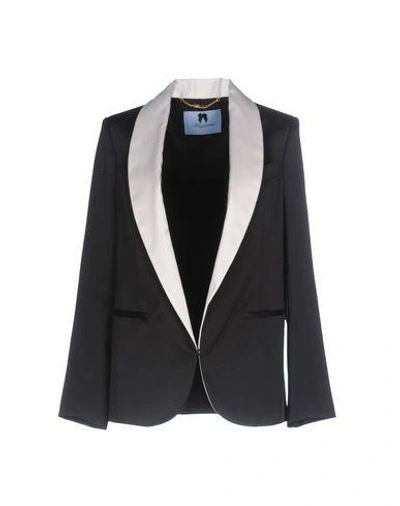 Shop Blumarine Suit Jackets In Black