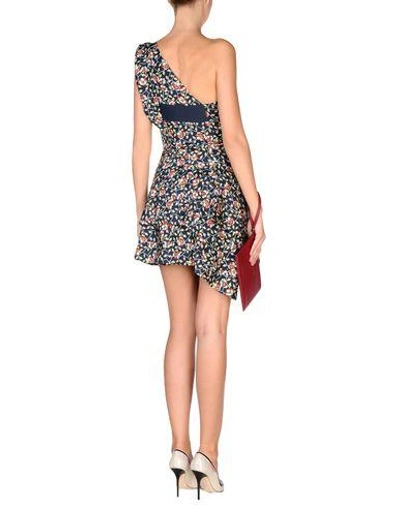 Shop Isabel Marant Short Dress In Dark Blue
