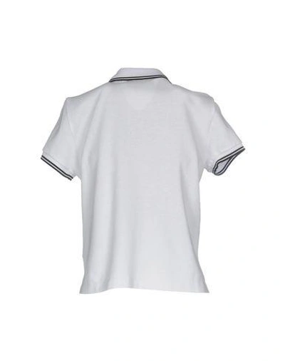 Shop Dsquared2 Polo Shirts In Garnet