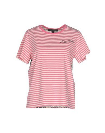 Shop Marc Jacobs T-shirts In Fuchsia