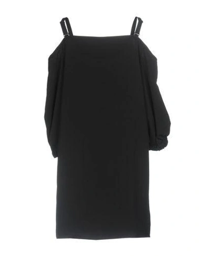 Shop Tibi Short Dress In Black