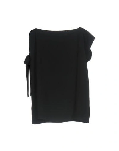 Shop Helmut Lang Blouse In Dark Blue