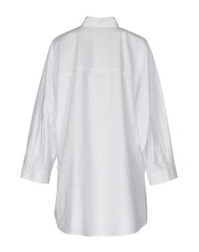 Shop Alexander Wang T Solid Color Shirts & Blouses In White