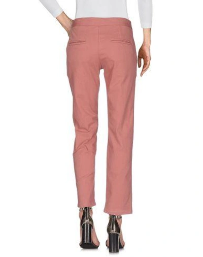 Shop Isabel Marant Denim Pants In Pastel Pink