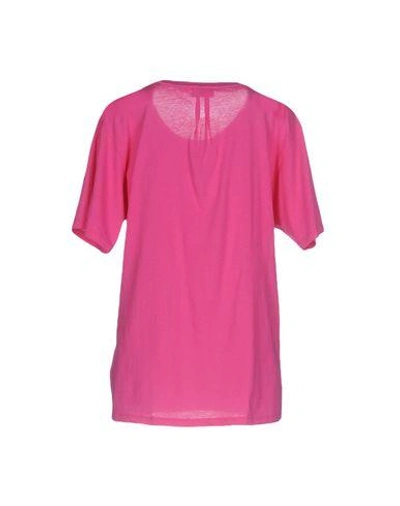 Shop Saint Laurent T-shirt In Fuchsia