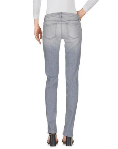 Shop J Brand Woman Jeans Grey Size 32 Cotton, Elastomultiester, Elastane