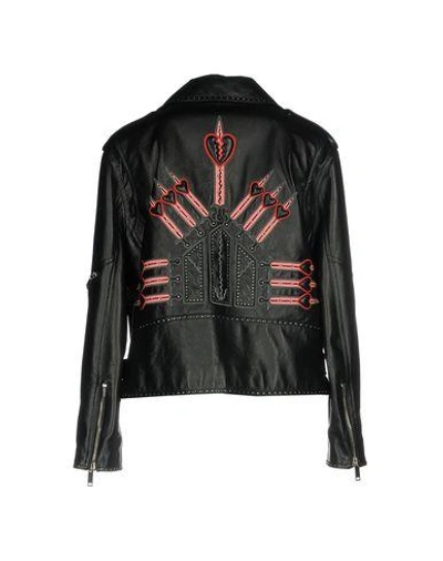 Shop Valentino Biker Jacket In Black