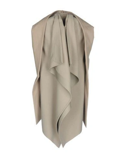 Shop Rick Owens Coat In Light Grey