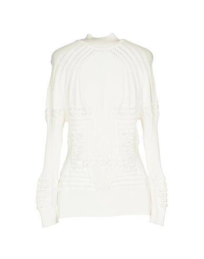 Shop Mary Katrantzou Turtleneck In White