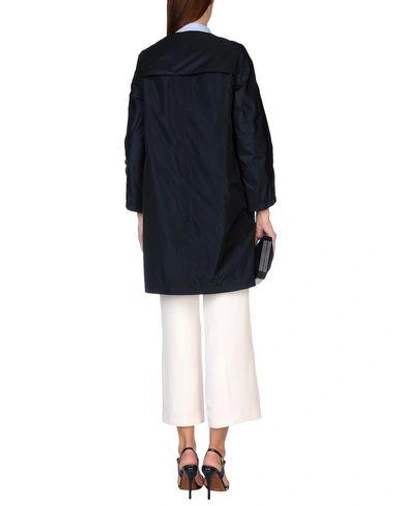 Shop Jil Sander Full-length Jacket In Dark Blue