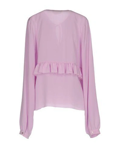 Shop Rochas Blouses In Lilac