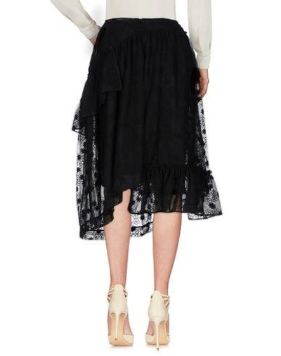 Shop Simone Rocha 3/4 Length Skirts In Black