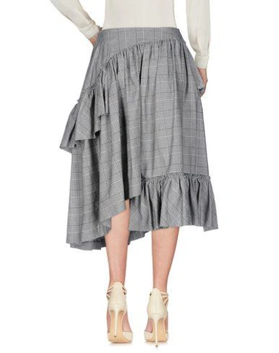 Shop Simone Rocha 3/4 Length Skirt In Grey