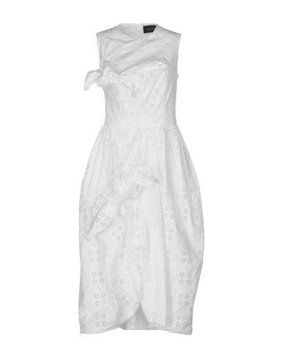 Shop Simone Rocha Evening Dress In White