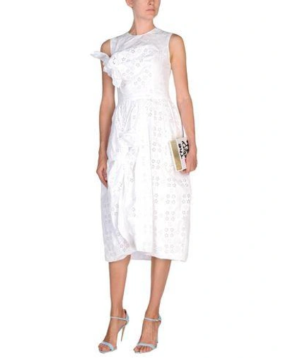 Shop Simone Rocha Evening Dress In White