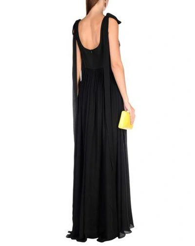 Shop Elie Saab Long Dress In Black