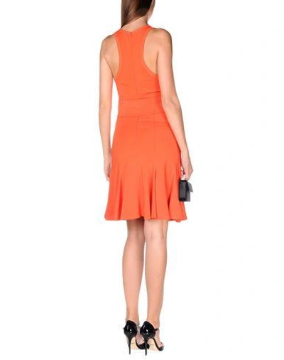 Shop Givenchy Short Dress In Orange