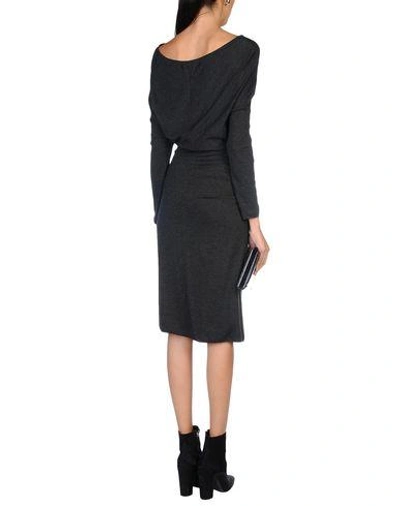 Shop Givenchy 3/4 Length Dresses In Steel Grey