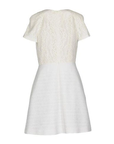Shop Blumarine Short Dress In White