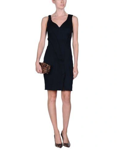 Shop Givenchy Short Dresses In Dark Blue