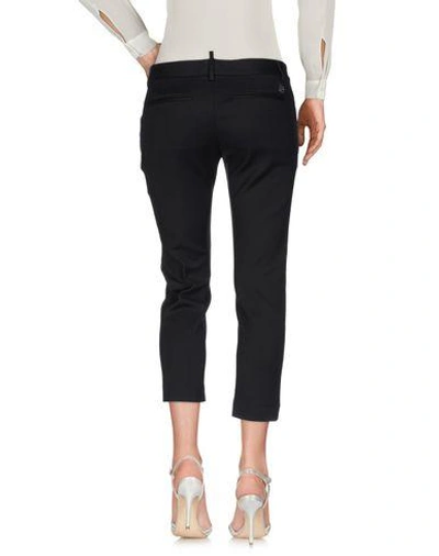 Shop Dsquared2 Cropped Pants & Culottes In Black