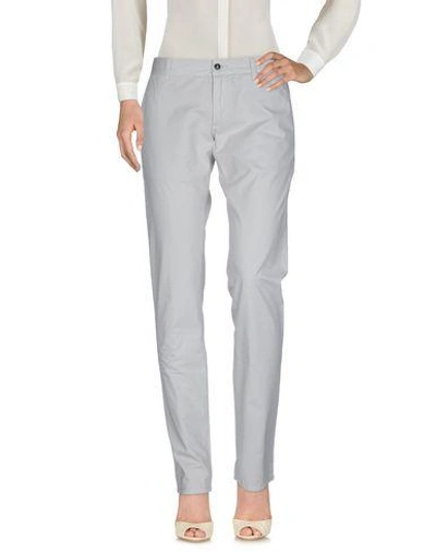 Shop Dolce & Gabbana Casual Pants In Light Grey