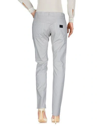 Shop Dolce & Gabbana Casual Pants In Light Grey