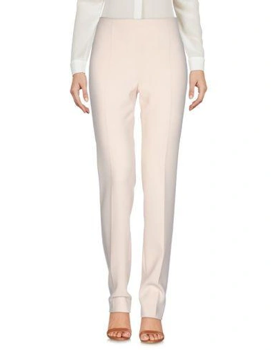 Shop Alberta Ferretti Pants In Beige