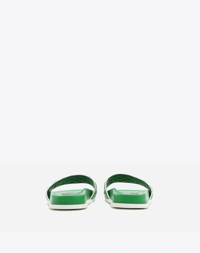 Shop Valentino Free Rockstud Spike Slide In Green