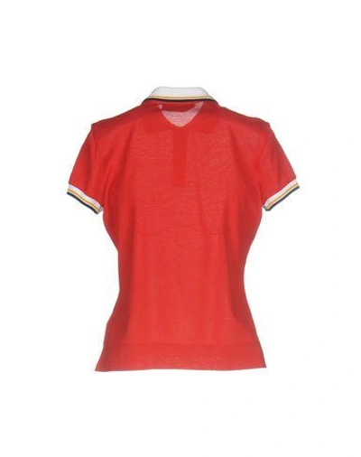 Shop Dsquared2 Polo Shirts In Red
