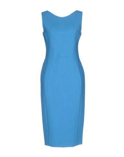 Shop Antonio Berardi Knee-length Dresses In Sky Blue