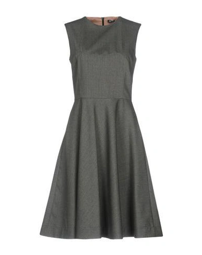 Shop Jil Sander Knee-length Dresses In Grey