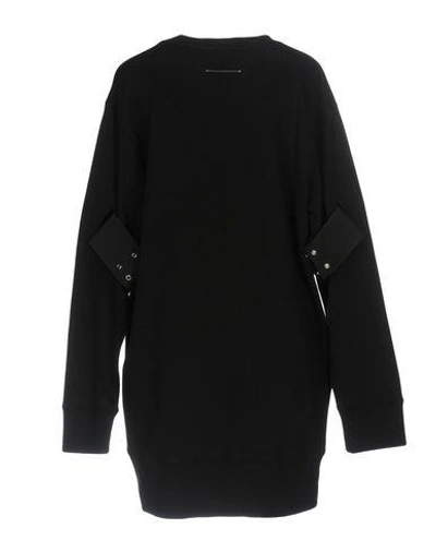 Shop Mm6 Maison Margiela Short Dresses In Black