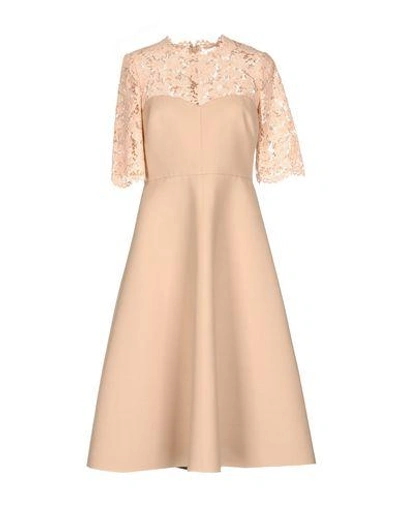 Shop Valentino Evening Dress In Pastel Pink