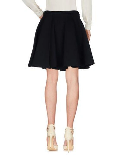 Shop Msgm Knee Length Skirt In Black